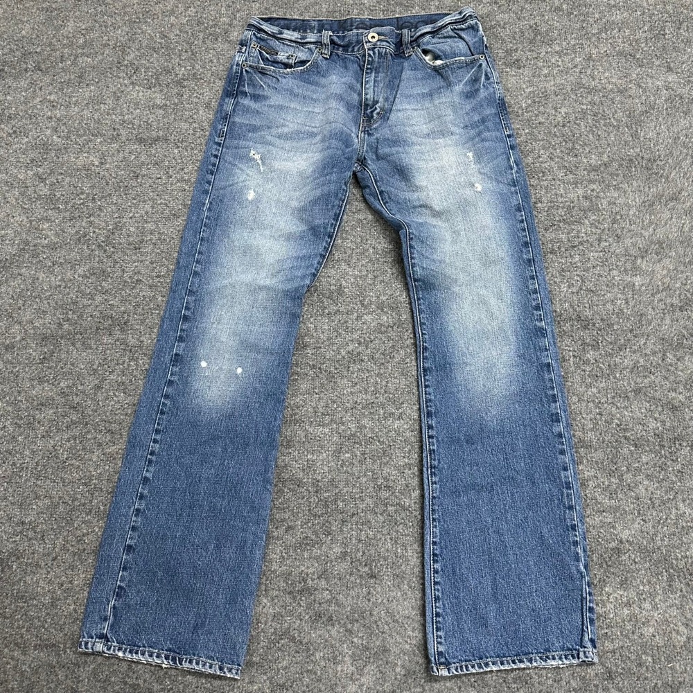 Calvin Klein Jeans Mens Size 31 Blue Bootcut Cotton Denim Classic Casual Pants